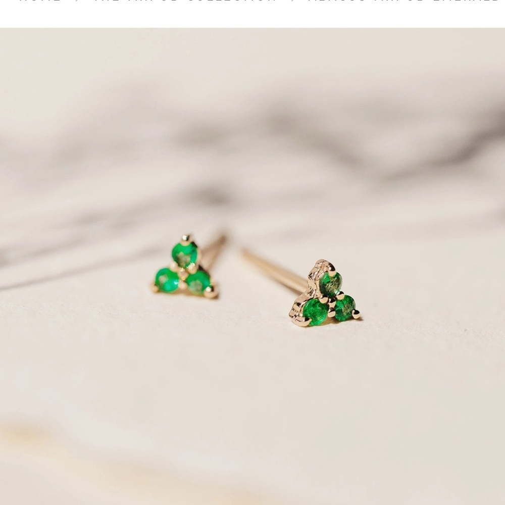 Bluboho abacus tripod stud earrings